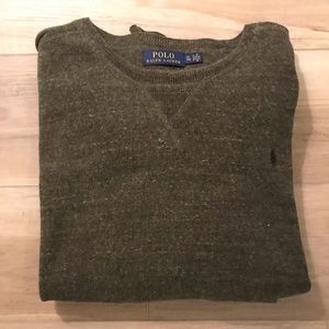 Men’s Olive Green Polo Ralph Lauren Sweater Crewneck